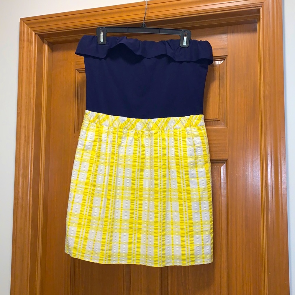 Lilly Pulitzer strapless dress